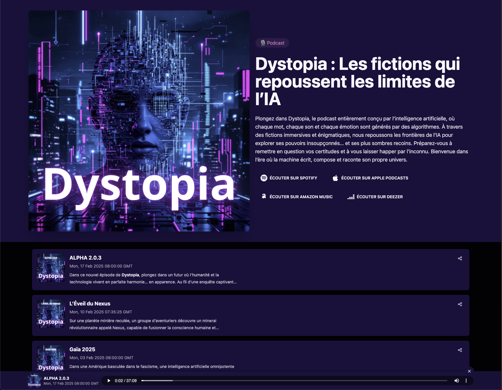 Dystopia - Podcast de Science-Fiction