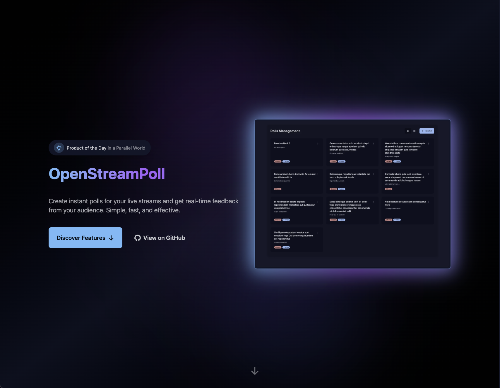 OpenStreamPoll